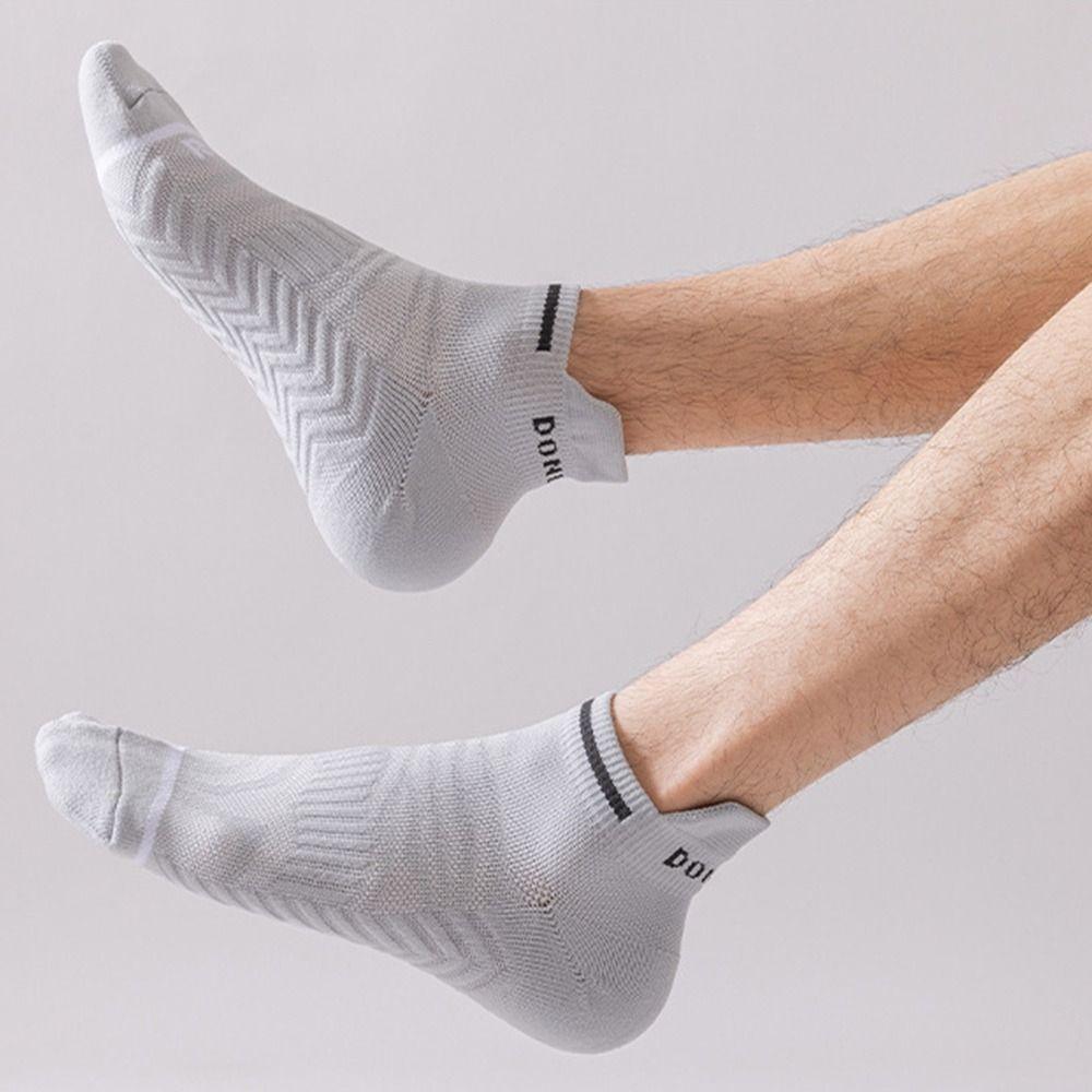 Multiple Colors Running Socks Breathable Thick Towel Bottom Socks Quick-drying  Men Women