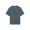 Li Ning Imaginative Logo Embroidered Print Round Neck Short Sleeve T-Shirt Unisex Tops Gray AHSS098-2