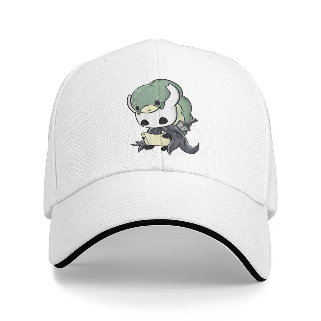 Funny Video Game Hollow Knight  Baseball Caps Hip Hop  Sandwich Caps for Unisex Women Adjustable Headwear Outdoor