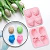Human Heart Brain Silicone Molds Halloween 3D Organ Shape Chocolate Candy Pudding  Ice Cube Tray Cupcake Cake Decoration Tools