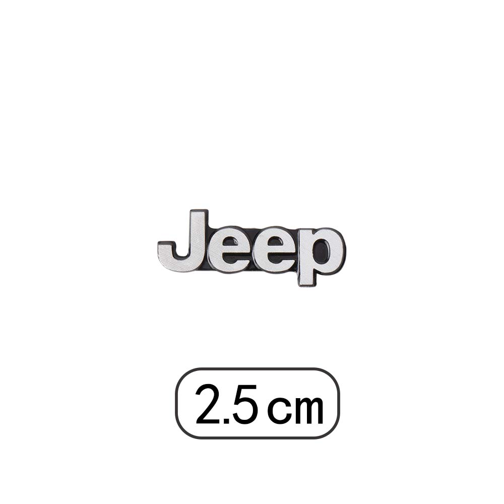 2/4PCS Car Audio Sticker 3D Metal Auto Badge Decal Decoration Accessories For Jeep Renegade Wrangler Compass Cherokee JK Rubicon ALX1