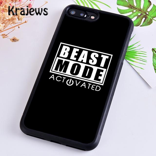 Чехол для телефона Krajews Beast Mode Bodybuilding Gym Sport для iPhone 14 5s 6s 7 8 plus X XR XS 11 12 13 pro max Samsung S21 S22 ultra