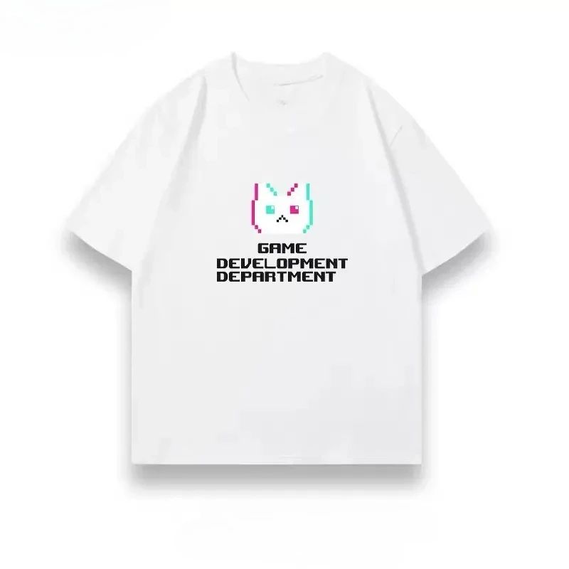 Футболка в стиле Y2k Hip Hop Blue Archive Лазурное Перо Момои Такой же Стиль Короткий Рукав Косплей Игровая Одежда для Женщин и Мужчин