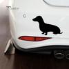Car Life Qualitative Cute Dachshund Dog Motorcycle Vehicle Reflective Decals Sticker Ation