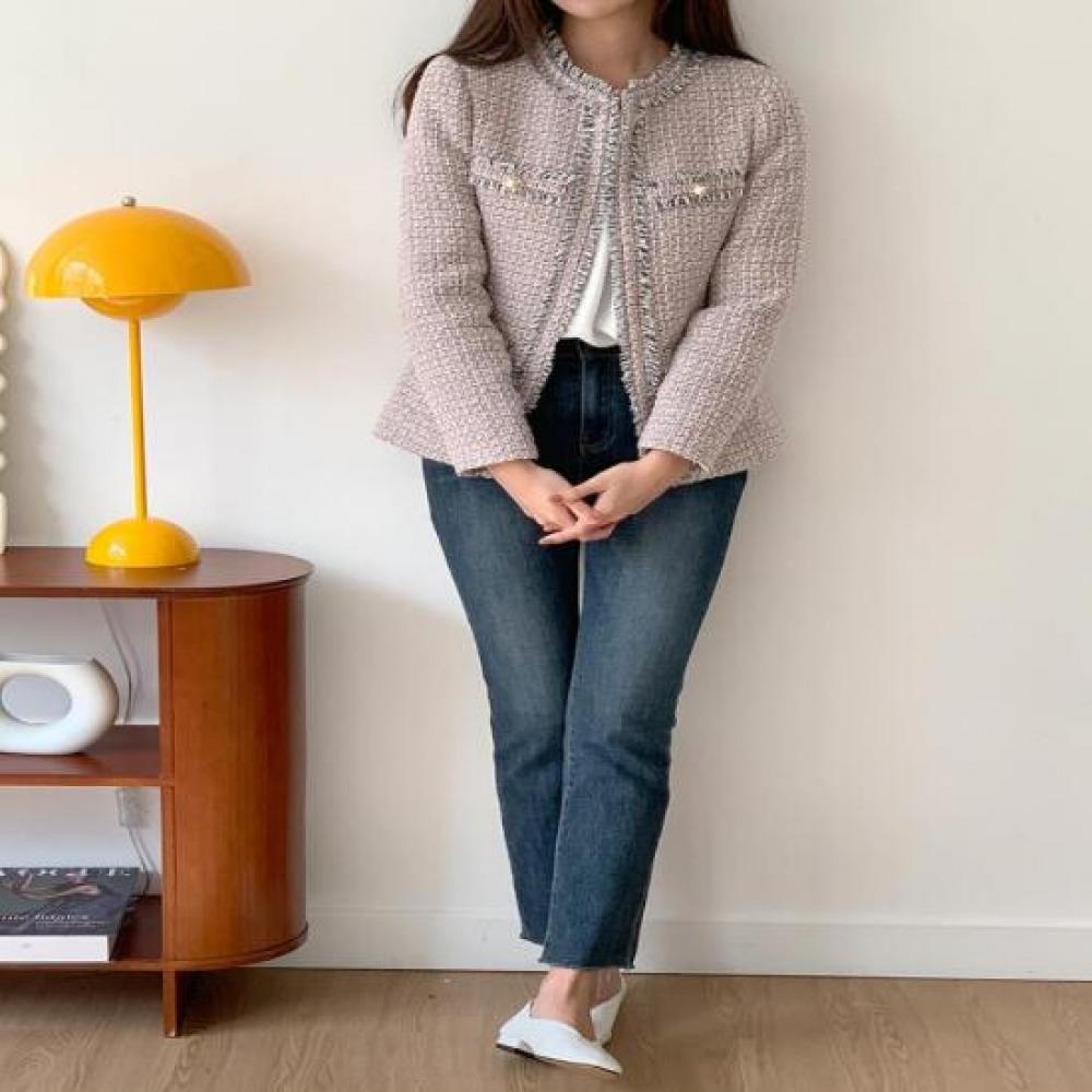 New ArrivalS Open Run Women S Half Tweed Jacket Winter