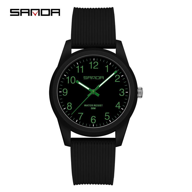 Sanda Creative Calendar Wristwatch for Students – Versatile Fashion Dial for Men & Women
