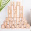 Ins Baby Beech 26 Pieces English Capital Alphanumeric Large Particle Building Block Toy Cognitive Puzzle Practice