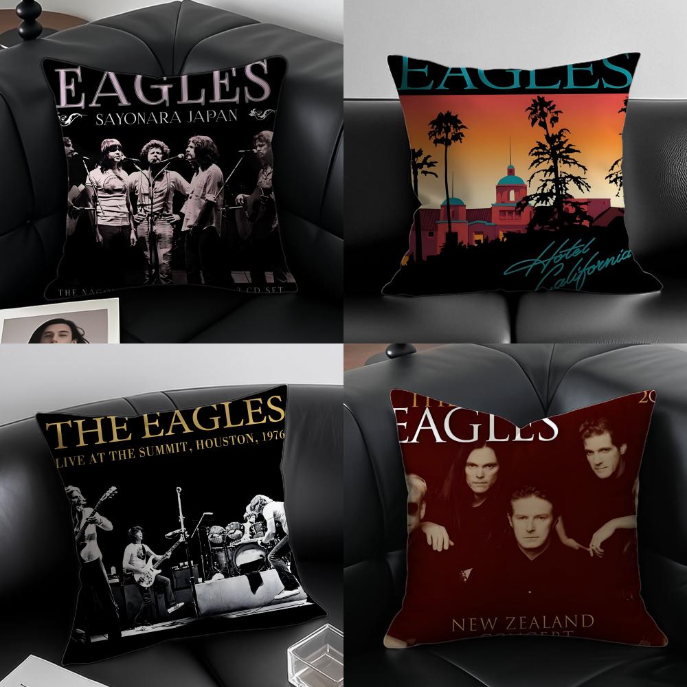 Чехол для подушки The EEagles Band Противопылевой невидимая молния шелковистый плюш