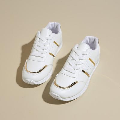 Женские кроссовки Летняя повседневная обувь для ходьбы Женские кроссовки на плоской подошве на шнуровке Повседневная обувь на плоской подошве