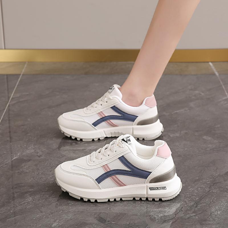 CRLAYDK Classic Women's Fashion Casual Chunky Sneakers Platform Mesh Walking Tennis Travel Sports Lifestyle Shoes for Girls