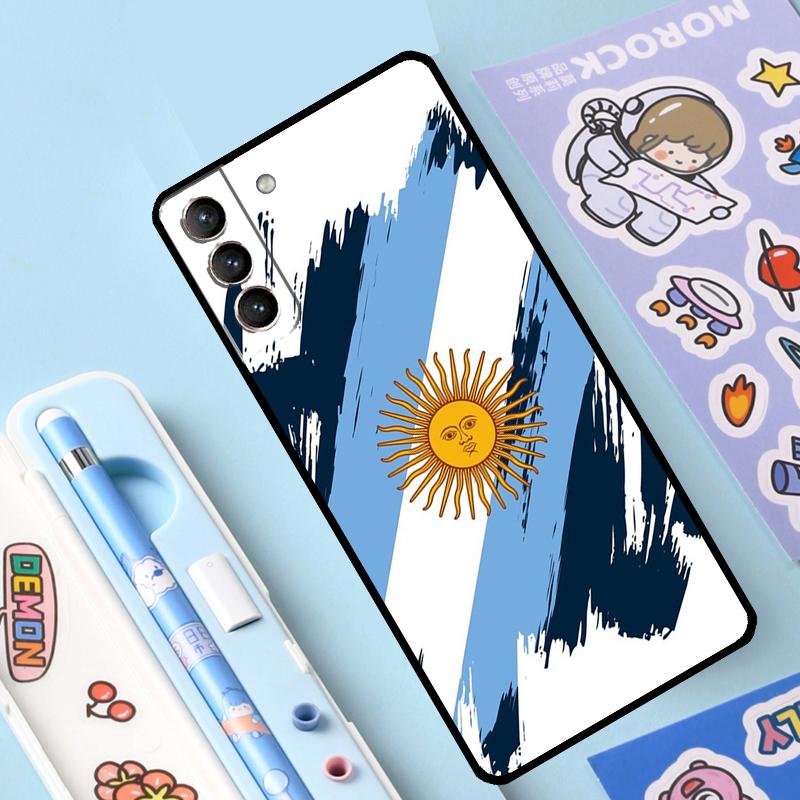 Чехол с аргентинским флагом для Samsung Galaxy S23 S21 FE S20 FE S22 Plus Note 20 Ultra Note 10 S8 S9 S10 Plus
