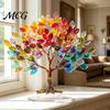 Colorful Tree Of Life Ornament of Desktop Ornament, Acrylic Tabletop Decoration, Creative Art Moisture-Proof Statue for Home Table Top Bedroom Living