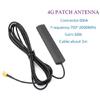 Универсальная 4G GSM патч-антенна для автомобиля, SMA-коннектор (папа), на клейком основании