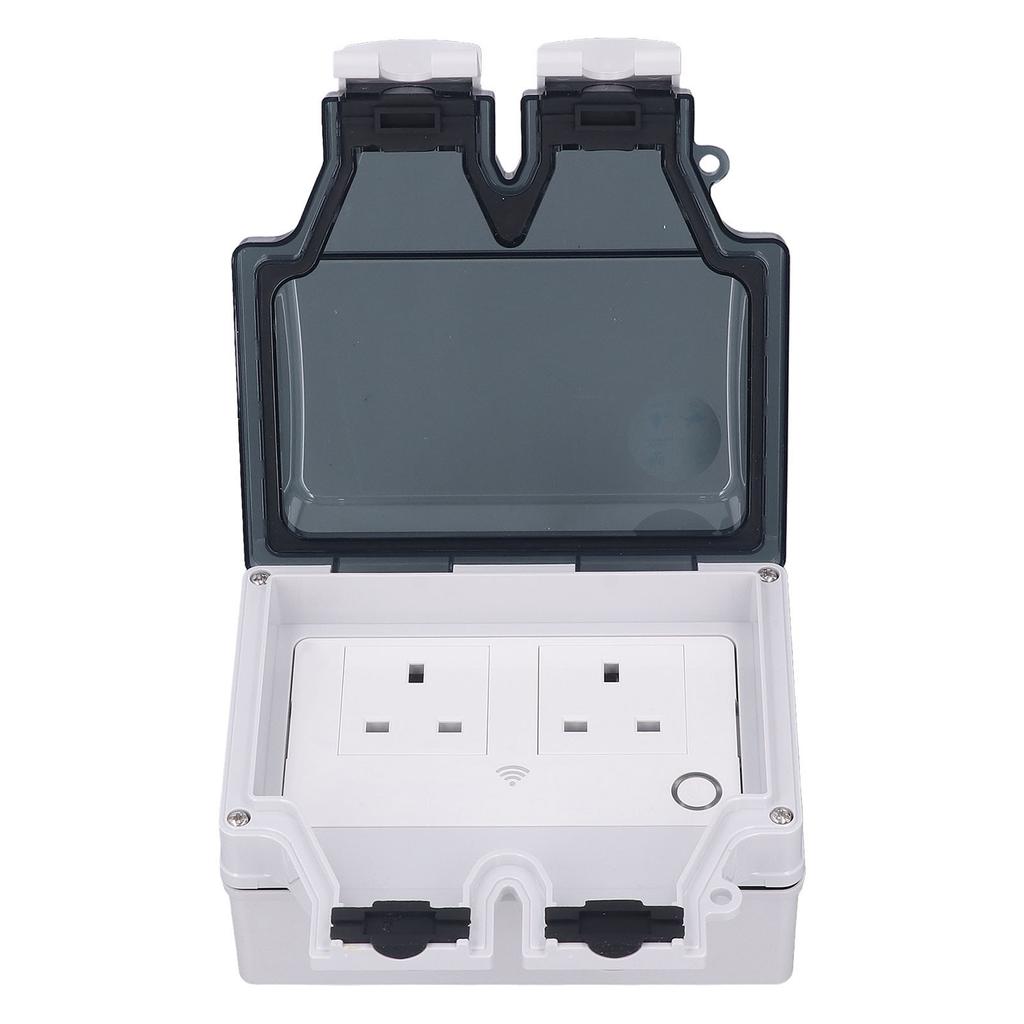 Wifi Smart Socket IP66 Waterproof Support Voice Control Timing 86 Type Outdoor Smart Outlet UK