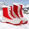 Women Thigh High Boots Platform Fur Warm Snow Boots Winter Shoes Waterproof Slip On Women Comfortable Outdoor Ankle Hiking Boots
