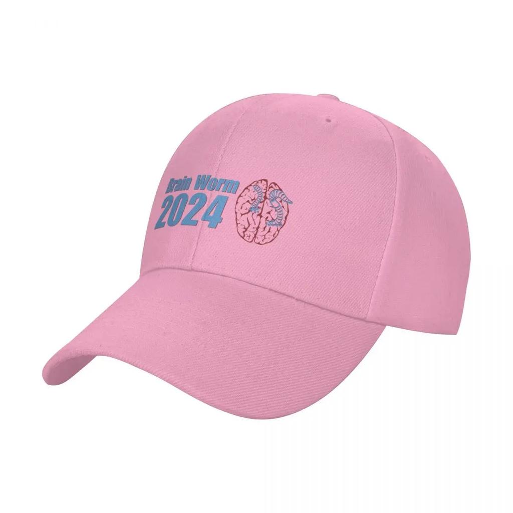 RFK Jr Brain Worm 2024 Bumper Sticker Baseball Cap Icon Mountaineering Beach Mens Hats Womens