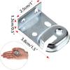 Sumnacon Metal Window Shade Brackets-4PCS Roller Shade Hardware ide and Outside Mount with Screws,Sturdy Roller Shades Bracket for Living