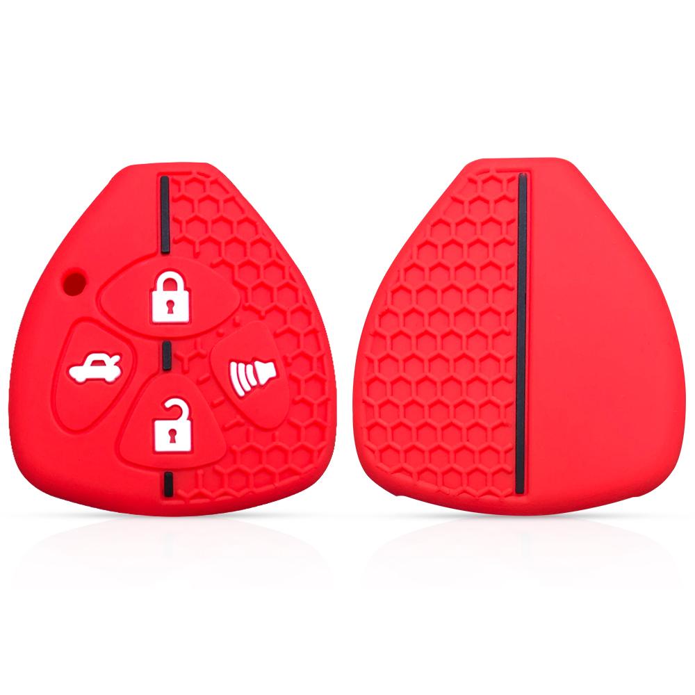 Чехол для ключей для Toyota Yaris/Vitz Auris Mk I 2007 Corolla Verso Hilux 7 RAV4 Porte Camry Чехол для ключа автомобиля Брелок 2/3/4 кнопки