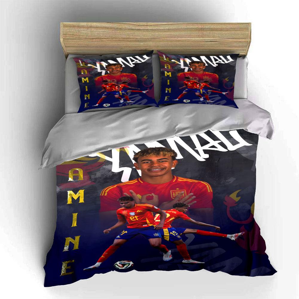 Dynamic football flair Bedding sets Duvet cover sets Duvet covers Pillowcases(1*Duvet Cover 2*Pillowcases without duvet insert)