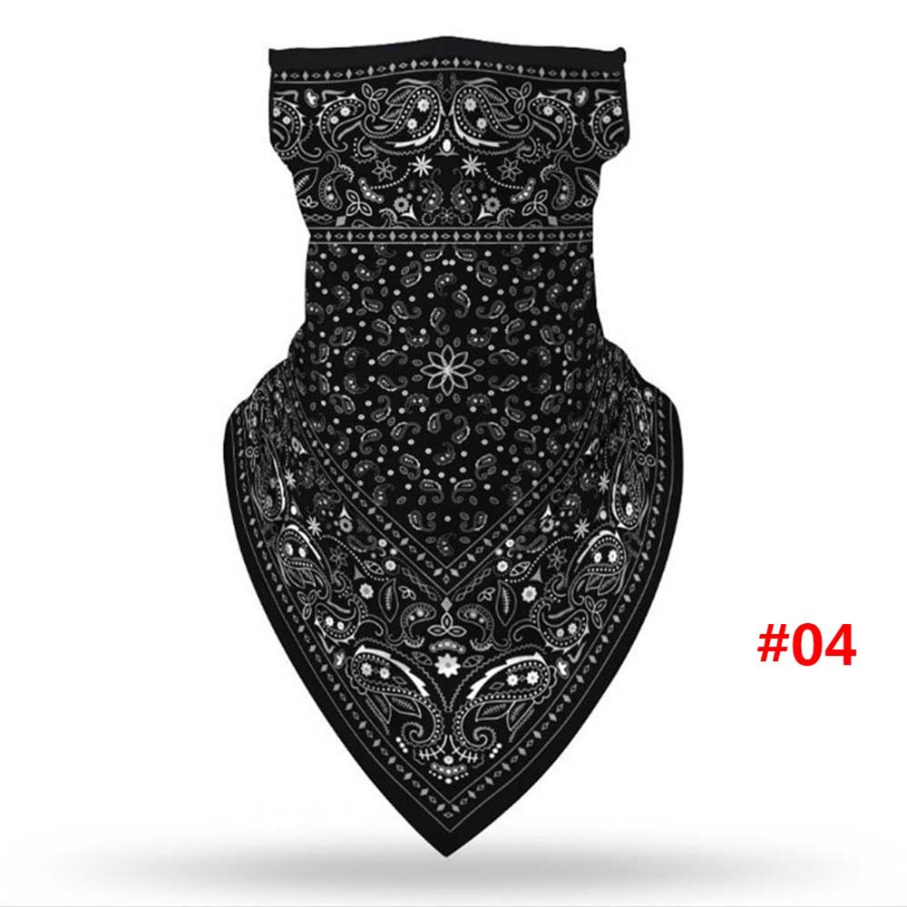 Protective Silk Cycling Windproof Sun Protection Face Mask Neck Protection Mouth Mask Wrap Scarf