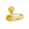 Suction Cup Soap Holder Removable No Drilling Bathroom Soap Dish Wall Mount Cartoon Design Soap Rack