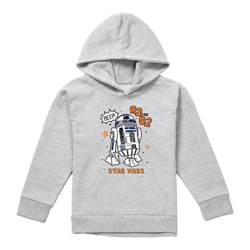 Star Wars Childrens/Kids R2-D2 Marker Heather Pullover Hoodie