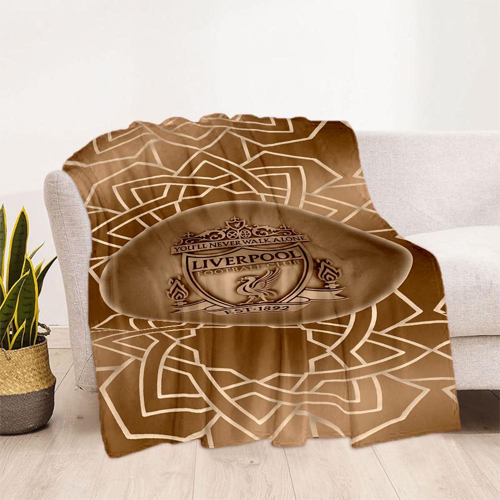 Liverpool Football Club Blanket Comfortable Perfect For Office Bedding Chair For All Seasons Modern Perfect Gift For Relatives And Friends
