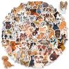 100 New Cute Puppy Realistic Stickers Teddy VIP Corgi Border Shepherd Golden Retriever No Repeating Stickers