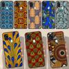 African Style Fabric Print Case For Samsung Galaxy A34 A54 A14 A12 A22 A32 A52 A51 A71 A50 A53 A73 A13 Back Cover