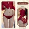 Sweetheart Satin Lace Women's Sexy Perspective Underwear Hot Low Waist Pure Desire Sexual Underwear Women Hot Sexy L767
