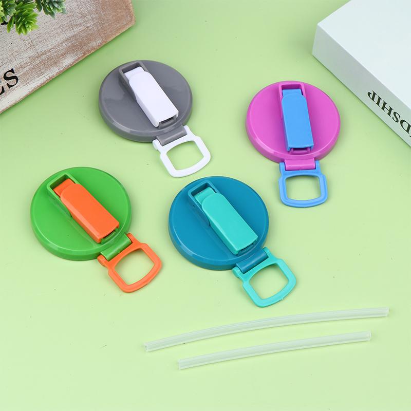 Крышка для банки с содовой с соломинкой Креативная герметичная пластиковая крышка для банки с напитком Крышка для чашки Подходит для консервированных напитков Многоразовая крышка для банки
