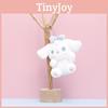 Plush Dog Bowknot Keychain Cartoon Pendant Stuffed Doll Bag Decoration Gift Kids
