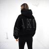 Womens Oversized Hooded Sweatshirt With Embroidery Soft Fleece Blend Long Sleeve Casual Top Winter