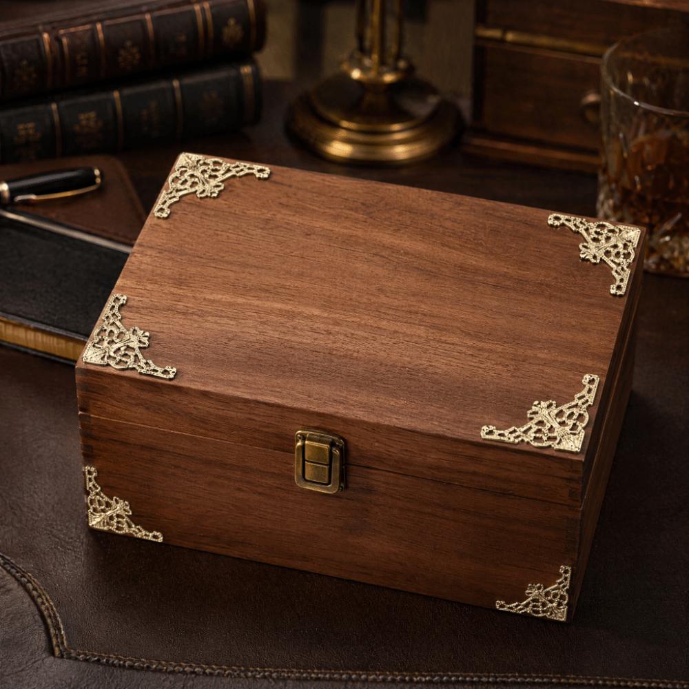 100pcs Antique Brass White Gold Retro Box Edge Guard Metal Book Album Corner Trim Table Edge