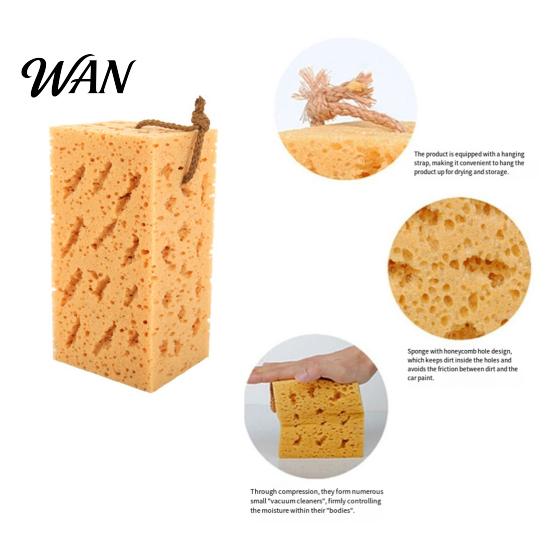 Strong Cleaning Car Sponge High Density Wash Super Absorbent Foam Scrubber Pad Water-locking for Auto Detailing Scratch-Free Soft Cell Gentle