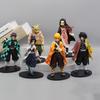 Аниме Demon Slayer Kimetsu no Yaiba фигурка Камадо Танджиро фигурка Agatsuma Zenitsu Nezuko Warrior ПВХ модель игрушки