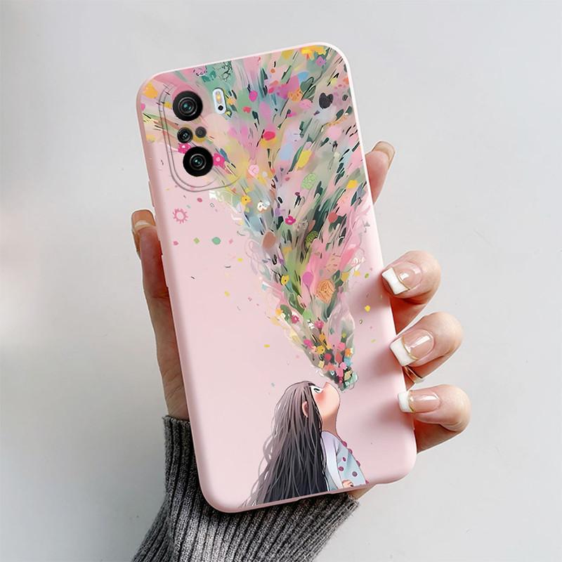 Чехол для Xiaomi POCO F3 Чехол POCO F3 5G Милый Бабочка Астронавт Мультяшный Мягкий Силиконовый Чехол для Телефона Для Poco F3 GT PocoF3 Fundas