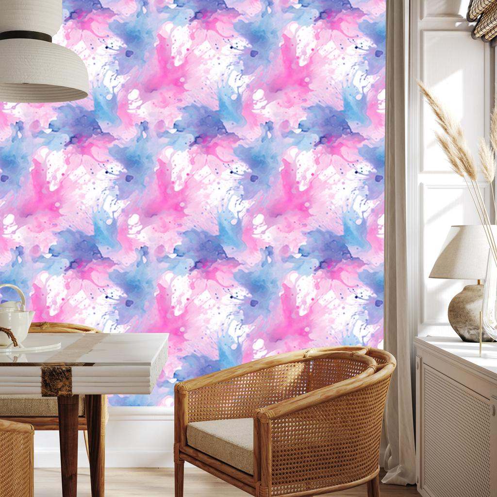 Wallpaper pink purple ink powder pink, lavender top 50x1000