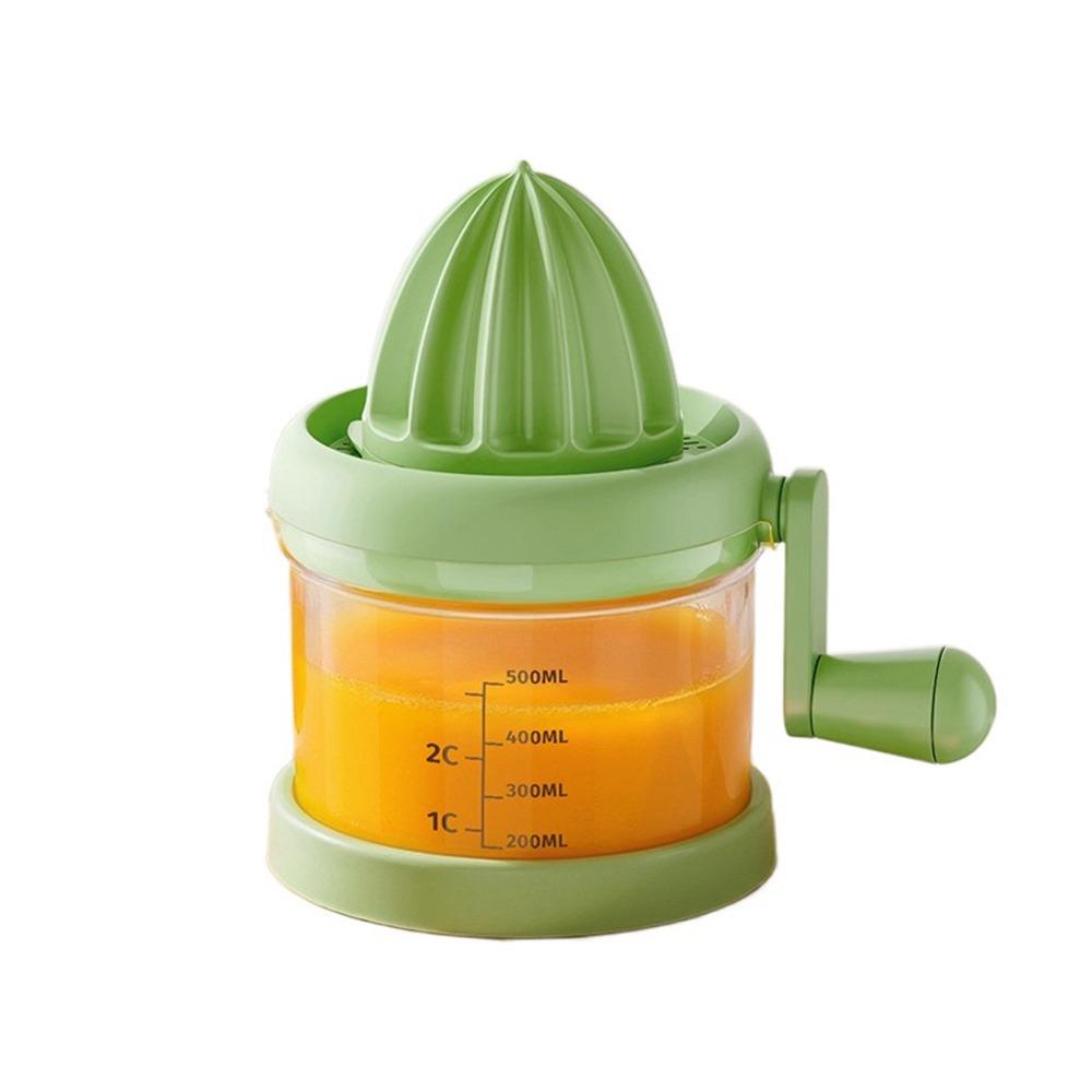 Scale Measure Hand Press Squeezer Transparent Fruit Residue Separator Citrus Press Home Use