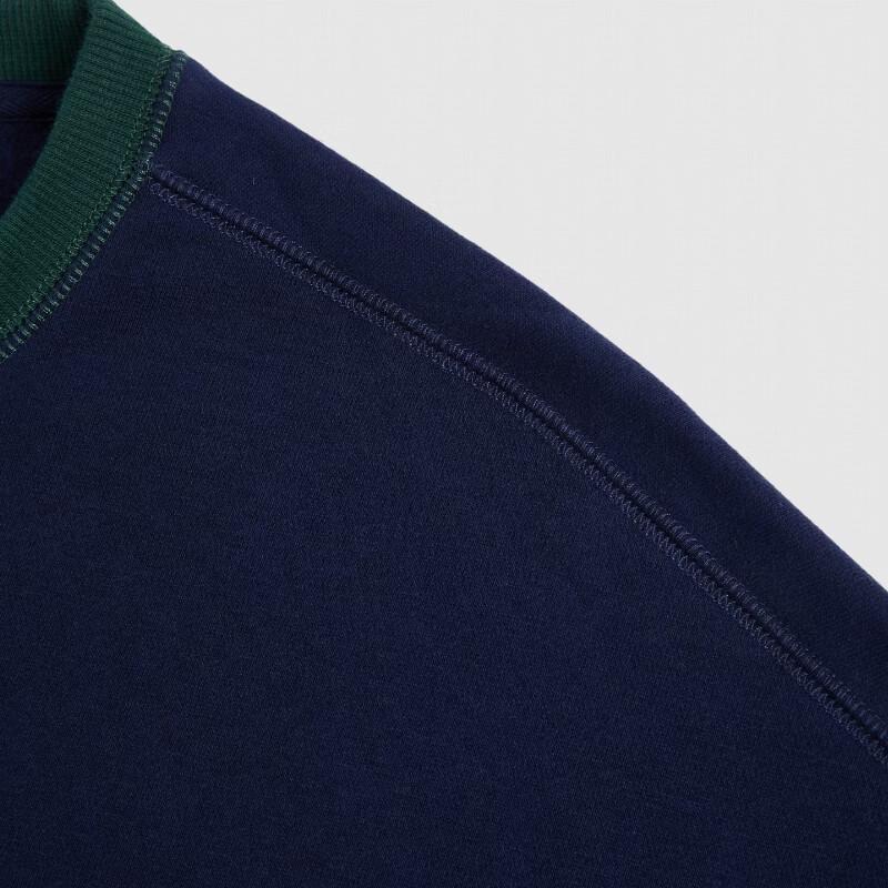 Gap Унисекс толстовка с вышивкой из начесанного флиса с круглым вырезом