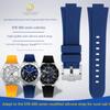 Для серии Casio Edifice 5579 EFB-680 ECB-10YD модифицированные выпуклые смоляные силиконовые ремешки аксессуары мужская водонепроницаемая цепочка для часов