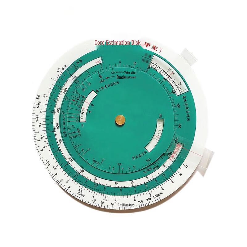 Lesh Nuclear & Chemical Calculation Disk 3-Piece Set