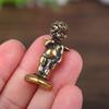 1Pc Retro Copper God Of Love Cupid Statue Small Ornaments Copper Angel Figurines Desktop Decorations Home Decor Accessories