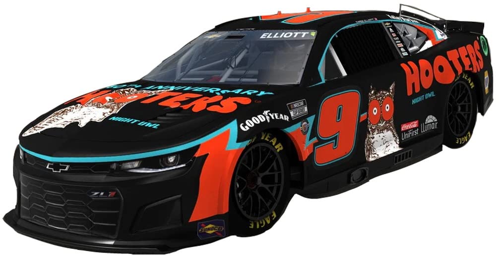 Модель Salvinos NASCAR 2023 Camaro ZL1 Hendricks Motorsports Chase Elliott Hooters Пластиковая модель SJMHMC2023CEH JR 1/24