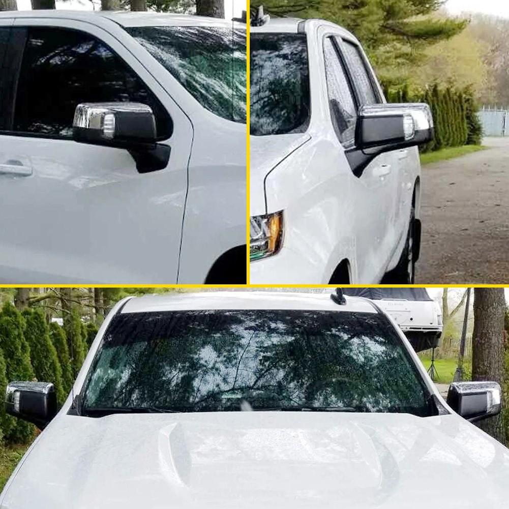 Зеркальные накладки хром серебристый для Chevy 2019-24 для Sierra 1500 для GMC #84328137