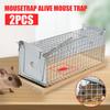 2pcs Mousetrap Alive Mouse Trap Living Trap Small Rat Cage 153*60*72mm