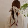 Fashion Neckerchief Skinny Hair Bands Women Silk Scarfs Long Headbands Bag Scarves 14x145cm Print Hairband Neck Scarf For Ladies