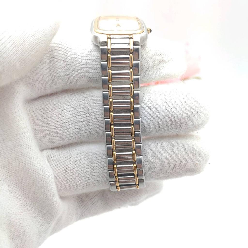 Управление 1201 SEIKO Exceline 1201f 'Рабочее состояние' Квадратный Римский Циферблат Комбинация Кварц Женские Часы Управление