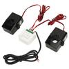 WiFi Smart Energy Monitor Single Phase Clamp Electricity Meter with 2 200ACT Current Transformer 90‑250VAC