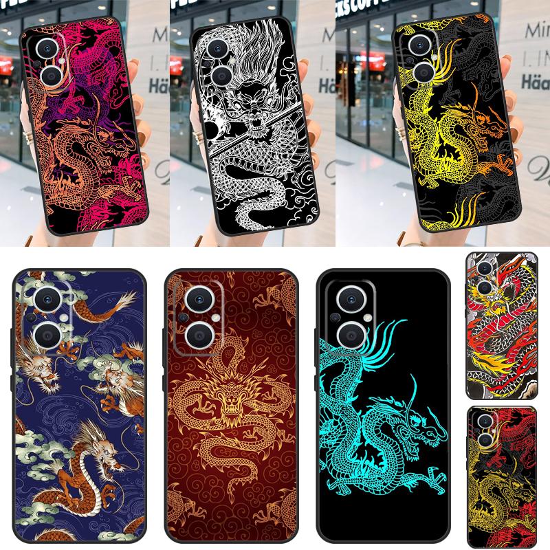 DRAGON TATTOO JAPANESE Case For OPPO Find X6 X5 X3 X2 Pro Lite Neo Reno 7 3 4 5 6 8 Lite 8T 2Z 4Z 5Z Cover Coque